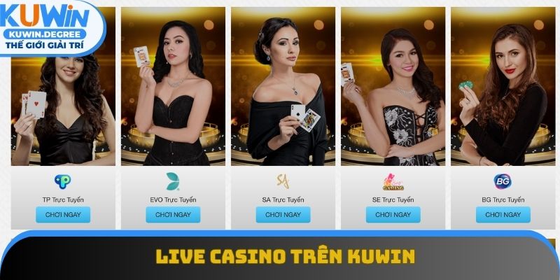 Sân chơi casino Kuwin sở hữu kho game bài phong phú