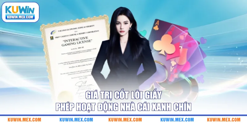 Giá trị cốt lõi giấy phép hoạt động nhà cái xanh chín